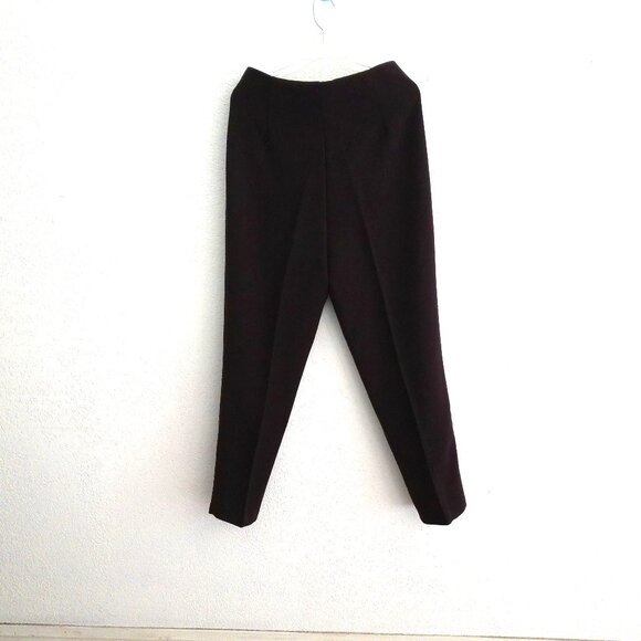 Cervelle, dark purple long pants, zipper on side - Picture 5 of 7